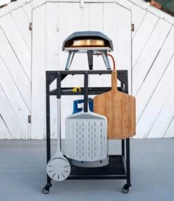 Ooni - Tafel - Medium - Pizza Tafel - 60x80x 90cm - RVS - Zwart -Kwaliteitskeukenwinkel Voor Thuis 1035x1200