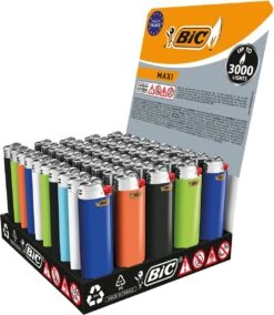 BIC Lighter Aansteker Maxi J26 Display(50stuks) -Kwaliteitskeukenwinkel Voor Thuis 1045x1200