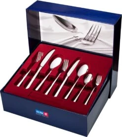 Sola Bestekset Luxor - Modern - 8 Persoons - 70 Delig - Zilverwit Edelstaal 18/10 - RVS - Zilver -Kwaliteitskeukenwinkel Voor Thuis 1068x1200 3