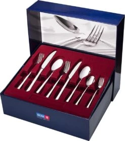 Sola Bestekset Luxor - Modern - 12 Persoons - 100 Delig - Zilverwit Edelstaal 18/10 - RVS - Zilver 5 Sola Bestekset Luxor - Modern - 12 Persoons - 100 Delig - Zilverwit Edelstaal 18/10 - RVS - Zilver -Kwaliteitskeukenwinkel Voor Thuis 1070x1200 3