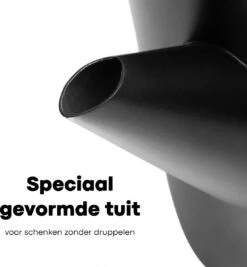 Vatten® - Premium RVS Theepot - Incl. RVS Theefilter - 1L - Zwart - Dubbelwandig -Kwaliteitskeukenwinkel Voor Thuis 1110x1200