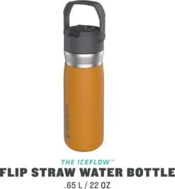 Stanley The IceFlow™ Flip Straw Water Bottle 0,65L - Thermosfles - Saffron 22 Stanley The IceFlow™ Flip Straw Water Bottle 0,65L - Thermosfles - Saffron -Kwaliteitskeukenwinkel Voor Thuis 1114x1200