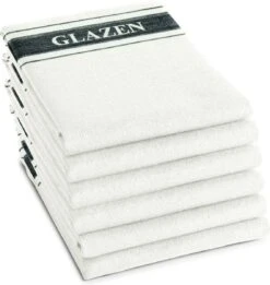 DDDDD Glazendoek / Poleerdoek - White - 6 Stuks