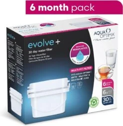 Aqua Optima Evolve+ Single Life - Wit - 6x 100 Liter -Kwaliteitskeukenwinkel Voor Thuis 1165x1200