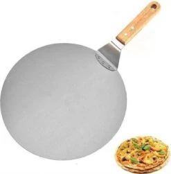 Luxe Pizzaschep Voor Verse Pizza - Extra Groot - RVS 30CM - Grote Pizza Schep Voor Oven Of BBQ Barbecue - Hout Handvat - Pizzaspatel Voor Zelfgemaakte Ovenpizza -Kwaliteitskeukenwinkel Voor Thuis 1180x1200