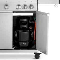 Burnhard Gas BBQ Big FRED Deluxe - 4 Branders - Incl. Keramische Infraroodbrander & Afdekhoes - Deluxe -Kwaliteitskeukenwinkel Voor Thuis 1193x1200 2