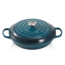 Le Creuset Braadpan Campagnard Signature Deep Teal - ø 30 Cm / 3.5 Liter -Kwaliteitskeukenwinkel Voor Thuis 1197x1200 10
