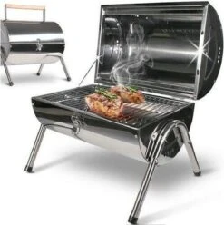 BBQ Collection Houtskoolbarbecue - Cilinder - Chroom -Kwaliteitskeukenwinkel Voor Thuis 1197x1200 8