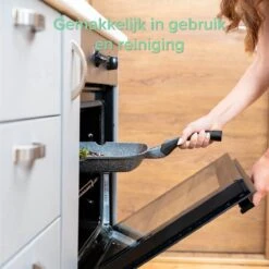 Coninx Grillpan 28CM - Steakpan - Afneembare Handgreep - PFAS-vrij - Grijs -Kwaliteitskeukenwinkel Voor Thuis 1199x1200 5