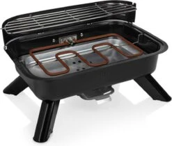 Princess 112252 Hybride Barbecue – Elektrische BBQ - Tafelmodel - 2000W - 44x 29cm - Gebruik Elektrisch Of Met Kolen -Kwaliteitskeukenwinkel Voor Thuis 1200x1018