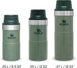 Stanley The Trigger-Action Travel Mug 0,25L - Thermosfles - Hammertone Green -Kwaliteitskeukenwinkel Voor Thuis 1200x1070