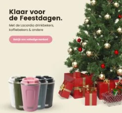 LaCardia Koffiebeker To Go Premium Zwart – Thermosbeker – Theebeker – 380ML – Herbruikbaar -Kwaliteitskeukenwinkel Voor Thuis 1200x1102