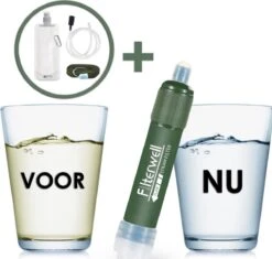 Merkloos Fllterwell Waterfilter - Survival - Zuiver & Schoon Drinkwater - Lichtgewicht - Water Filter - Outdoor - Hiking & Wandelen -Kwaliteitskeukenwinkel Voor Thuis 1200x1143