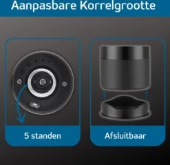 GOV Elektrische Peper- En Zoutmolen Zwart XL Set Oplaadbaar - Pepermolen - Peper En Zoutstel 7 GOV Elektrische Peper- En Zoutmolen Zwart XL Set Oplaadbaar - Pepermolen - Peper En Zoutstel -Kwaliteitskeukenwinkel Voor Thuis 1200x1162 9