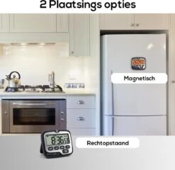 BanGosa® Magnetisch Digitale Kookwekker - Timer - RVS - Keukenwekker Digitaal - Digitale Keuken Timer - Stopwatch Met Magneet 14 BanGosa® Magnetisch Digitale Kookwekker - Timer - RVS - Keukenwekker Digitaal - Digitale Keuken Timer - Stopwatch Met Magneet -Kwaliteitskeukenwinkel Voor Thuis 1200x1166 3