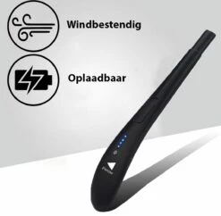 Oplaadbare Lange Elektrische Aansteker - Zwart - Duurzame Plasma Aansteker - Inclusief Cadeauverpakking - BBQ - Kaarsen -Kwaliteitskeukenwinkel Voor Thuis 1200x1178