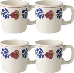 Boerenbont Set Van 4 Bekers Roeland