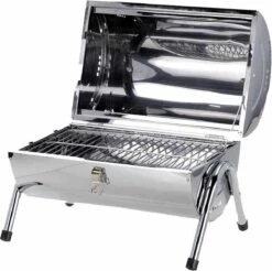 BBQ Collection Houtskoolbarbecue - Cilinder - Chroom -Kwaliteitskeukenwinkel Voor Thuis 1200x1193 3