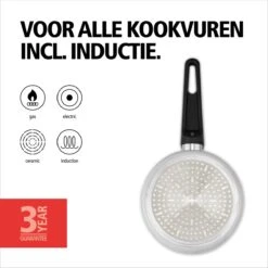 BRABANTIA INDU+ Steelpan Met Deksel - Keramische Antiaanbaklaag - Ø 16 Cm - Inductie - Pfas Vrij -Kwaliteitskeukenwinkel Voor Thuis 1200x1200 1041