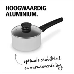 BRABANTIA INDU+ Steelpan Met Deksel - Keramische Antiaanbaklaag - Ø 16 Cm - Inductie - Pfas Vrij -Kwaliteitskeukenwinkel Voor Thuis 1200x1200 1042