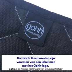 Gohh 2 Canvas Ovenhandschoenen Ovenwanten Zwart - 33 Cm (tot 300 Graden) -Kwaliteitskeukenwinkel Voor Thuis 1200x1200 1056