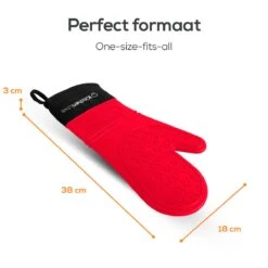 KitchenLove Ovenwanten - 2 Stuks Ovenhandschoenen - Hittebestendig Tot 250 °C - Siliconen - Rood 13 KitchenLove Ovenwanten - 2 Stuks Ovenhandschoenen - Hittebestendig Tot 250 °C - Siliconen - Rood -Kwaliteitskeukenwinkel Voor Thuis 1200x1200 1088