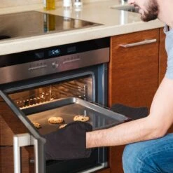 Roegaarden Pannenlappen - Pannenlap - 2 Stuks - Met Insteekvakken - Zwart -Kwaliteitskeukenwinkel Voor Thuis 1200x1200 1106