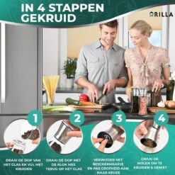 Peper En Zoutmolen Set - RVS Zout En Peperstel - Zoutvaatje En Pepermolen - 2 In 1 -Kwaliteitskeukenwinkel Voor Thuis 1200x1200 1130