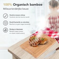Rochester Snijplanken Hout – Borrelplank – Serveerplank - 3-Delig – Organisch Bamboe – Luxe Design – Hygienisch En Duurzaam -Kwaliteitskeukenwinkel Voor Thuis 1200x1200 1169