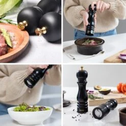 Deleca Luxe Peper En Zoutmolen Set - Met Geschenkdoos - Zout / Pepermolen - Rubberhout - Zwart & Goud 13 Deleca Luxe Peper En Zoutmolen Set - Met Geschenkdoos - Zout / Pepermolen - Rubberhout - Zwart & Goud -Kwaliteitskeukenwinkel Voor Thuis 1200x1200 1174