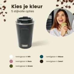 LaCardia Koffiebeker To Go Premium Zwart – Thermosbeker – Theebeker – 380ML – Herbruikbaar -Kwaliteitskeukenwinkel Voor Thuis 1200x1200 118