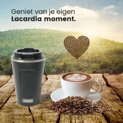 LaCardia Koffiebeker To Go Premium Zwart – Thermosbeker – Theebeker – 380ML – Herbruikbaar -Kwaliteitskeukenwinkel Voor Thuis 1200x1200 120