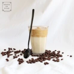 House Of Husk Latte Macchiato Lepels Set - Lange Theelepels - Koffielepels - Longdrinklepels - Sorbetlepels - Barlepel - RVS - 6 Stuks - 20CM - Zwart -Kwaliteitskeukenwinkel Voor Thuis 1200x1200 1208