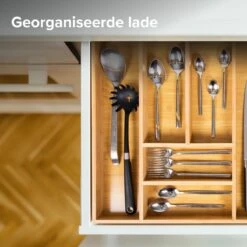 Grote Bestekbak Bamboe 81x47CM - Coninx Besteklade - Opbergbak - Duurzaam - Bamboe - Voor Laden Vanaf 47cm Diep -Kwaliteitskeukenwinkel Voor Thuis 1200x1200 1216