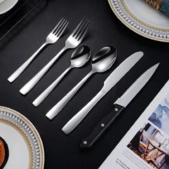 Deleca 12 Persoons Bestekset (72-delig) - Lepels, Messen, Vorken & Steakmessen - Vaatwasserbestendig - Zilver / RVS 12 Deleca 12 Persoons Bestekset (72-delig) - Lepels, Messen, Vorken & Steakmessen - Vaatwasserbestendig - Zilver / RVS -Kwaliteitskeukenwinkel Voor Thuis 1200x1200 1223