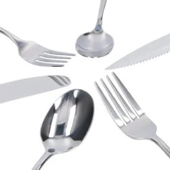 Deleca 12 Persoons Bestekset (72-delig) - Lepels, Messen, Vorken & Steakmessen - Vaatwasserbestendig - Zilver / RVS 17 Deleca 12 Persoons Bestekset (72-delig) - Lepels, Messen, Vorken & Steakmessen - Vaatwasserbestendig - Zilver / RVS -Kwaliteitskeukenwinkel Voor Thuis 1200x1200 1227