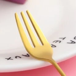 Gebaksvorkjes Donut Set Van 4 Taartvorkjes - Goud -Kwaliteitskeukenwinkel Voor Thuis 1200x1200 1239