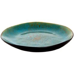 Palmer Serviesset Lotus Stoneware 6-persoons 24-delig Zwart Turquoise -Kwaliteitskeukenwinkel Voor Thuis 1200x1200 124
