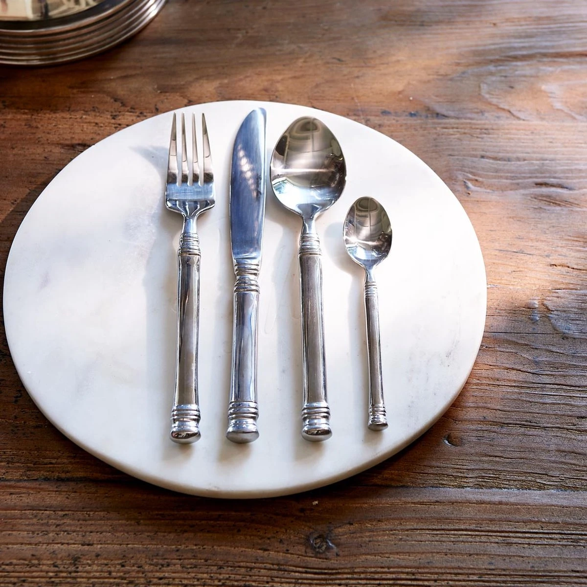 Riviera Maison Bestekset Zilver - Bon Appétit Cutlery - Set Van 4 Stuks 2 Riviera Maison Bestekset Zilver - Bon Appétit Cutlery - Set Van 4 Stuks - Afbeelding 2