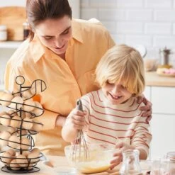 Eiermand – Eierrek – Eierhouder – Eieren – Zwart - Pasen - Tot 40 Eieren - BAULK® -Kwaliteitskeukenwinkel Voor Thuis 1200x1200 130