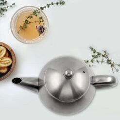 Vaja Valerie - Theepot Met Filter - Dubbelwandig - RVS - 1.2L -Kwaliteitskeukenwinkel Voor Thuis 1200x1200 155