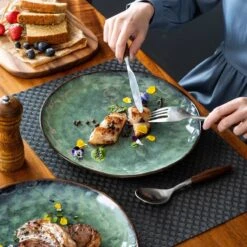 Serviesset 8 Personen - 24 Delig - Handgemaakt Keramiek - Vancasso Groen -Kwaliteitskeukenwinkel Voor Thuis 1200x1200 167