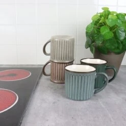 OTIX Koffiekopjes - Met Oor - Set Van 4 - Aardewerk - 250 Ml -Kwaliteitskeukenwinkel Voor Thuis 1200x1200 172