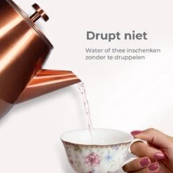 Vaja® Theepot Juliette Rosé Dubbelwandig -Kwaliteitskeukenwinkel Voor Thuis 1200x1200 179