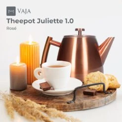 Vaja® Theepot Juliette Rosé Dubbelwandig -Kwaliteitskeukenwinkel Voor Thuis 1200x1200 180