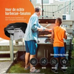 GrillX Barbecue Hoes - 145 X 61 X 117cm - BBQ Hoes Waterdicht - Beschermhoes Inclusief Trekkoord - BBQ Accesoires 9 GrillX Barbecue Hoes - 145 X 61 X 117cm - BBQ Hoes Waterdicht - Beschermhoes Inclusief Trekkoord - BBQ Accesoires -Kwaliteitskeukenwinkel Voor Thuis 1200x1200 240