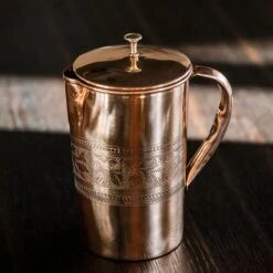 Puur Koperen Kan Bloempatroon - 1,5 Liter -Kwaliteitskeukenwinkel Voor Thuis 1200x1200 27