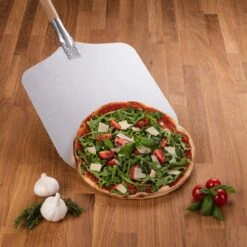 Blumtal Professionele Pizzaschep - 30,5 X 30,5 Cm - Houten Grip 85 Cm -Kwaliteitskeukenwinkel Voor Thuis 1200x1200 272