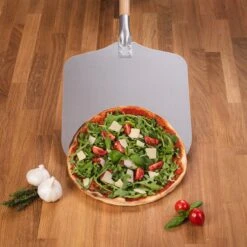 Blumtal Professionele Pizzaschep - 30,5 X 30,5 Cm - Houten Grip 85 Cm -Kwaliteitskeukenwinkel Voor Thuis 1200x1200 275