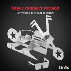 GrillX Beer Can Chicken Houder - Kiphouder Motorcycle - BBQ Accesoires - Bierkip - Barbeque Gereedschap - Chicken Sitter -Kwaliteitskeukenwinkel Voor Thuis 1200x1200 287